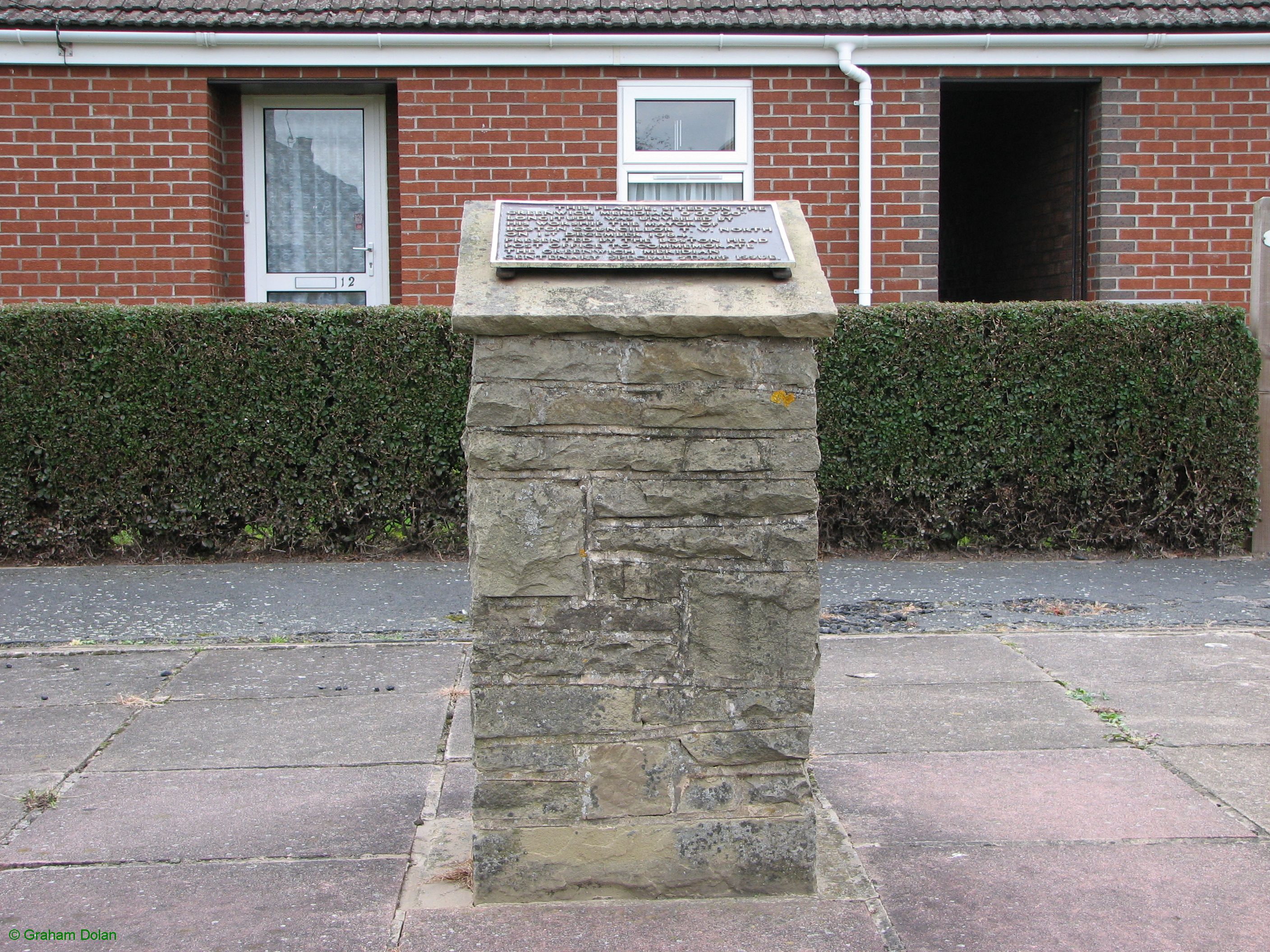 Greenwich Meridian Marker; England; Lincolnshire; Boston